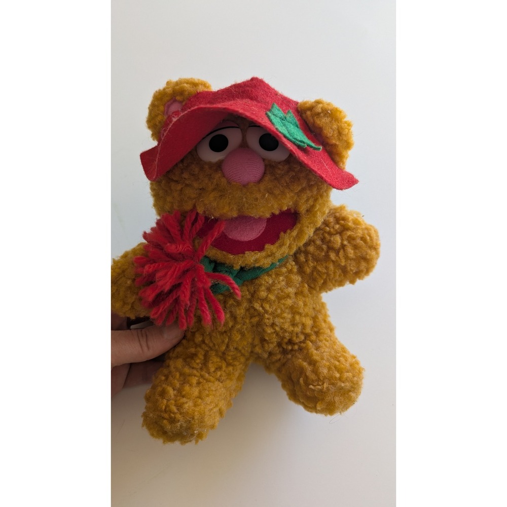 Vintage 1987‎ Baby Fozzie Bear Plush Muppet Babies Jim Henson 8 Inch Toy
